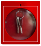 Szybka 83X83X1 - do szafek na klucz ewakuacyjny 