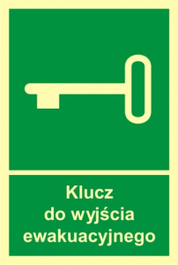 Klucz do wyjścia ewakuacyjnego AC029